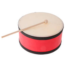 Ручной барабан с молотком, ритмичный перкуссионный инструмент для любителей музыки или начинающих, Детские музыкальные игрушки 2024 - купить недорого