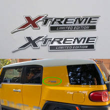 Для FJ Cruiser XTREME, ограниченная серия, эмблема, боковое крыло, задний багажник, логотип, наклейка, значок, символ, автомобильная наклейка 2024 - купить недорого