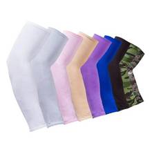 1 Pairs Ice Silk Sunscreen Arm Sleeves Sports Outdoor Cycling Arm Cover Anti-UV Breathable Comfortable Unisex Arm Sleeves Cover 2024 - buy cheap