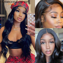 360 Lace Frontal Wig Brazilian Body Wave Wig 13x4 Lace Front Human Hair Wigs For Black Women Rebecca Remy Hair 4x4 Closure Wigs 2024 - buy cheap