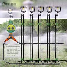 MUCIAKIE 30M Intelligent Watering Irrigation Cooling System 30LPH Mist Spray on 50CM Stake Garden Flowers Watering Kits Micro 2024 - buy cheap