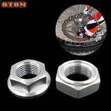 OTOM Motocross M16 Front M22 Rear Axle Nut Aluminum Hex Screw Insert Slip Lock Bolt For CR125 CRF250 450 Motorcycle Bike Parts 2024 - buy cheap