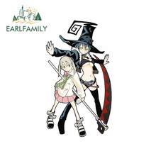 EARLFAMILY 13cm x 7.4cm for Death The Kid Soul Eater Anime Car Stickers Bumper Occlusion Scratch Decal Refrigerator VAN Graphics 2024 - buy cheap