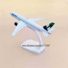 Avión aéreo de Nigeria B777 de 16cm, modelo de avión de aleación de Metal, Vista Media, Boeing 777 Airways 2024 - compra barato