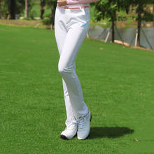 Golf calças femininas roupa de golf calças de senhoras calças de alta elasticidade primavera verão vestuário esportivo respirável de comprimento total 2024 - compre barato