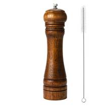 New Pepper Grinder Pepper Mill Solid wood with strong adjustable ceramic grinder 8 Inch 2024 - buy cheap