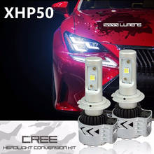 Car XHP50 led Headlight H7 9005 9006 H8 H11 9012 H4 HB3 HB4 HIR2 lampada led h4 12000lm 72W Auto Bulb Automobile Headlamp 6000K 2024 - buy cheap