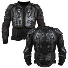 1 шт. черная мотоциклетная куртка, мотоциклетная куртка для мотокросса, полный корпус, защитный чехол, размер куртки, аксессуары для мотоциклов, для мотоцикла, для мотокросса 2024 - купить недорого