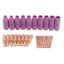18pcs TIG Welding Torch Accessories KIT for SR WP-17 WP-18 WP-26 Nozzles Collet Bodies 2024 - buy cheap