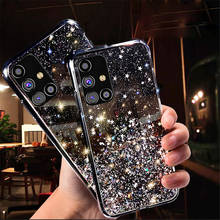 Girl Glitter Diamond Case for Samsung Galaxy M31S A71 M11 M21 M31 M51 S20 FE Plus A11 A12 A31 A41 A42 A51 Girl Clear Star Cover 2024 - buy cheap