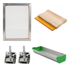 Screen Printing Kit Aluminum Frame + Hinge Clamp + Emulsion Coater + Squeegee 2024 - buy cheap