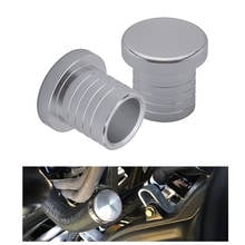 Free Shipping Alloy Aluminium 25/34mm Dump blow off valve Bov Blanking Plug Silicone Hose Blanking Plug 2024 - buy cheap