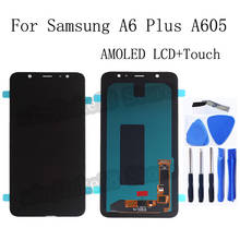 6.0" AMOLED LCD For Samsung Galaxy A6 Plus A6+ A605 SM-A605F LCD Display Replacement A605FN A605G A605GN Touch Screen Repair kit 2024 - buy cheap