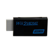 Высокое качество wii в HDMI конвертер Full HD HDMI 1080P конвертер адаптер с 3,5 мм аудио выход для wii 2 2024 - купить недорого