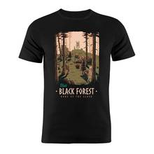Cotton Unisex T Shirt Valheim Black Forest The Elder Awaits Funny Artwork Tee 2024 - buy cheap