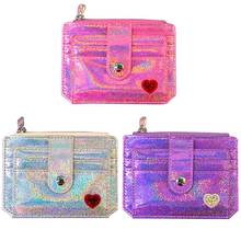 Holographic Wallet ID Money Credit Card Holder Pocket Case Business Driver's License Organizer for Women Girls 2024 - buy cheap