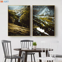 Póster de Suiza Zermatt Cloud Forest, cuadro de paisaje de montaña, lienzo, pintura de naturaleza, arte de pared, decoración nórdica, imágenes 2024 - compra barato