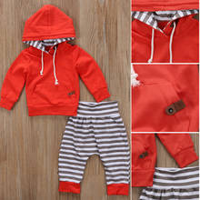 2pcs Pudcoco Boy Set Newborn Kids Baby Boys Tops Hoodie T-shirt+ Shorts Pants Outfit Clothes Set 2024 - buy cheap
