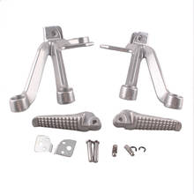 Motorcycle Aluminum Rear Passenger Footrests Foot Pegs Brackets for Suzuki K3 GSXR 1000 GSXR1000 2003 2004 CNC 2024 - buy cheap