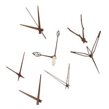 1 set Wooden pointers DIY creative wall clock hands 10 12 inch clock Walnut wood needle Quartz Clock replace part Accessories 2024 - buy cheap