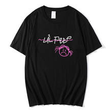 Lil Peep T-shirt Love Lil.Peep men's cotton T-shirt men/women short sleeve summer new men 2024 - buy cheap