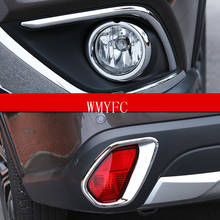 Front Rear Fog Light Lamp Cover Panel Frame Trims For Mitsubishi Outlander 2016-2020 ABS Chrome Stickers Car-Styling Accessories 2024 - buy cheap