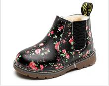 Classic Soft fashion boots classic children's autumn winter kid's warm snow boots for Flat bottom non-slip girls school Shoes 2024 - buy cheap