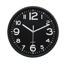 Relojes de pared digitales creativos, reloj de pared pequeño para cocina, diseño moderno, sala de estar silencioso para reloj de pared blanco, decoración de granja 2024 - compra barato