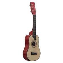 25 дюймов Акустическая гитара из липы 6 струны небольшой гитара ручной работы с медиатор Струны для детей подарок для начинающих 2024 - купить недорого