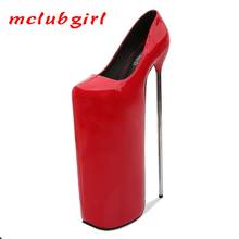 Женские туфли Mclubgirl, туфли-лодочки на высоком каблуке, пикантные вечерние туфли для ночного клуба, обувь для выступления на каблуке 30 см, женская обувь 2024 - купить недорого