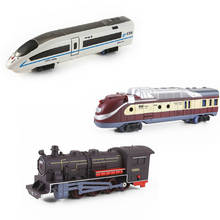 Simulation Train Toy Electric Train Model Locomotive Architectural Sence Accessories Gifts Collection 2024 - buy cheap