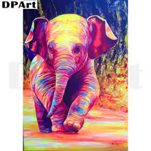 Diamond Painting Full Square/Round Drill Elephant 5D Daimond Painting Embroidery Cross Stitch Kit Mosaic Rhinestone Picture Y247 2024 - buy cheap