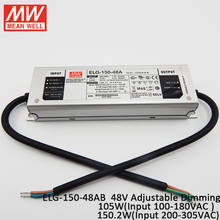 MEAN WELL ELG-150-48AB 48V Dimmable LED Driver 110V/220V AC to 48V DC 3.13A 150W Io Vo Adjustable LED Dimming Power Supply IP65 2024 - buy cheap