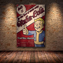 Fallout 3 4 jogo cartaz da arte da parede lona cartaz e impressão da lona imagem decorativa para o quarto desenho do núcleo adesivos de parede 2024 - compre barato