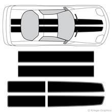 For 1Set Pontiac Firebird & Trans Am EZ Rally Racing Stripes Vinyl Decals Graphics Car styling 2024 - buy cheap