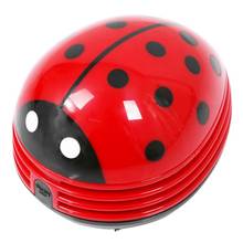 Best Sell Ladybug patterned battery-operated mini vacuum table dust cleaner, red 2024 - buy cheap