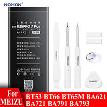 Nohon Battery For MEIZU Pro 6/6s/Pro6 Plus/Pro7/7 Plus/MX6 Meilan Note 5 6 Note5 Note6 BA621 BA721 BA791 BA793 BT66 BT65M BT53 2024 - buy cheap