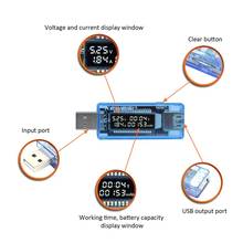 USB-тестер емкости KEWEISI, измеритель напряжения и силы тока 2024 - купить недорого