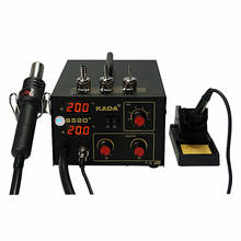 220V/110V KADA 852D+ SMD repairing system BGA soldering station, Hot air gun & solder iron 2 in 1 2024 - buy cheap