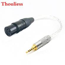 Thouliess-Cable Adaptador de Audio macho a hembra, accesorio de plata de cristal único, 2,5 a XLR, 2,5mm, TRRS, equilibrado, 4 pines, XLR 2024 - compra barato