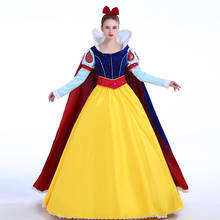 Custom Made Snow Princess Adult Cosplay Costume For Halloween Party Dress Women Girl 2024 - buy cheap