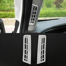 For Hyundai Santa Fe 2019 Matte Front A Pillar Air Vent Outlet Cover Trim 2pcs Car modification Auto parts 2024 - buy cheap