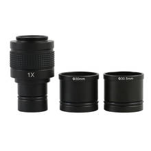 1X C Mount Lens Binocular Trinocular Microscope Adapter 23.2mm 30mm 30.5mm For VGA USB HDMI Video Camera Digital Eyepiece 2024 - buy cheap