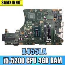 Akemy x455la placa-mãe do portátil para For Asus x455lab x455lj x455ld x455lf 100% teste ok i5-5200 cpu 4gb ram x455lab 2024 - compre barato
