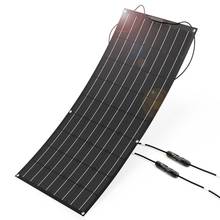 Panel solar de película delgada de 100W y 18V, de 12V monocristalina célula solar, cargador solar de fabricante chino de 200W, 300W, 400W 2024 - compra barato