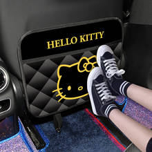 1PC Car Organizer Anti-kick Pad Auto Seat Back Cover Protector Kitty Cat Anti-Child-Kick Pad Waterproof Kick Mat Car Accessories 2024 - buy cheap