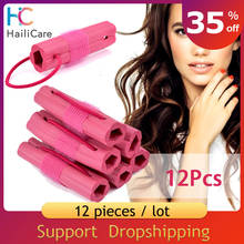 12pcs Magic Sponge Foam Hair Roller Curler Set Sleep Hair Rollers With Rubber Band DIY Wavy Roller Hair Styling Tools for Travel 2024 - buy cheap