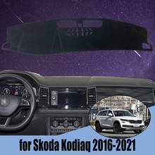 For Skoda Kodiaq 2016-2021 Dashmats Car-styling Accessories Dashboard Cover Pad Carpet Sunshade 2024 - buy cheap