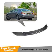 For Mercedes CLS Class W218 Spoiler Carbon Fiber Rear Trunk Spoiler Wing 2012 2013 2014 2015 2016 2017 2024 - buy cheap