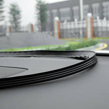 U-shaped rubber sound insulator car windshield edge gap sticker for Acura RLX CL EL CSX ILX MDX NSX RDX RL SLX TL TSX Vigor ZDX 2024 - buy cheap
